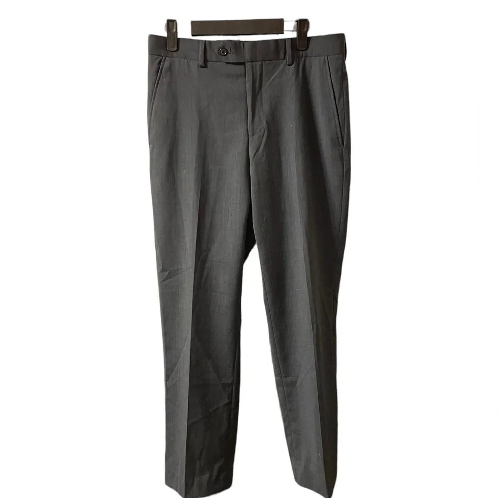 PERRY ELLIS MENS CUFFED TROUSER PANTS